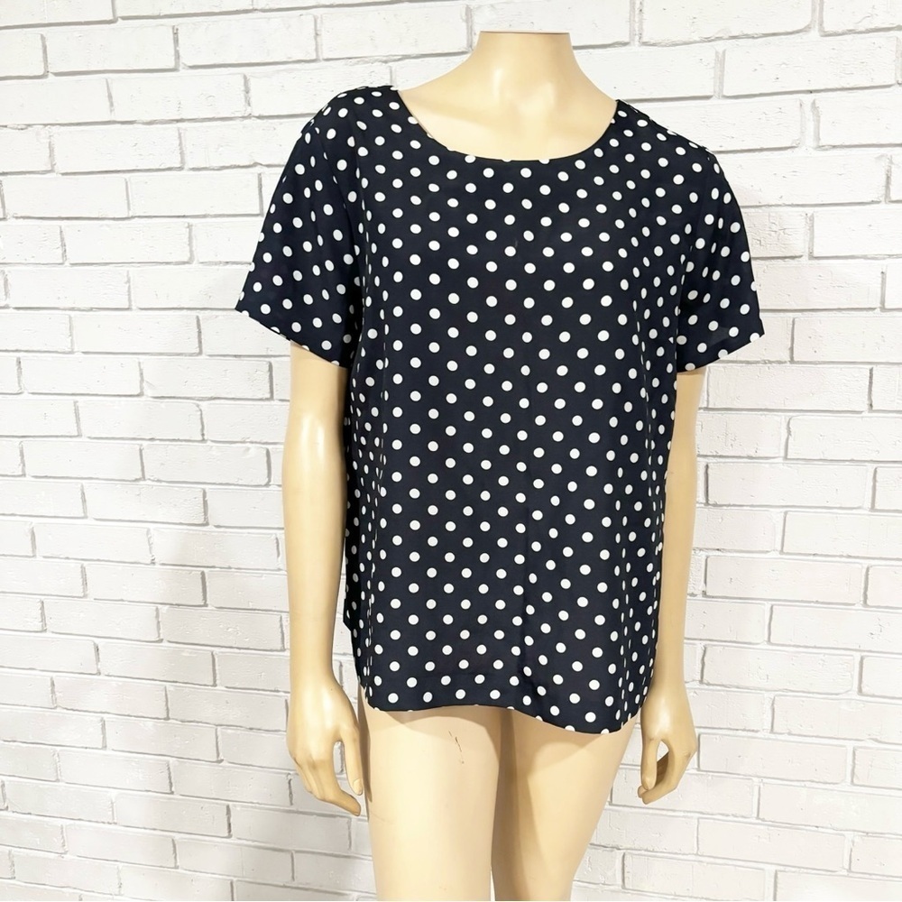 J.Crew Factory Women’s Polka Dot Blouse